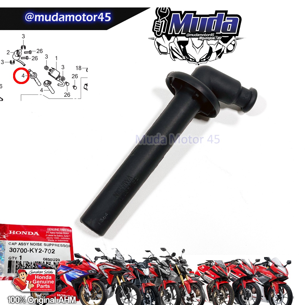 COP BUSI CBR250RR CBR150R LED CB150R CB150X FACELIFT K45G K45R 30700-KY2-702 K64 30700KY2702 CAP ASS