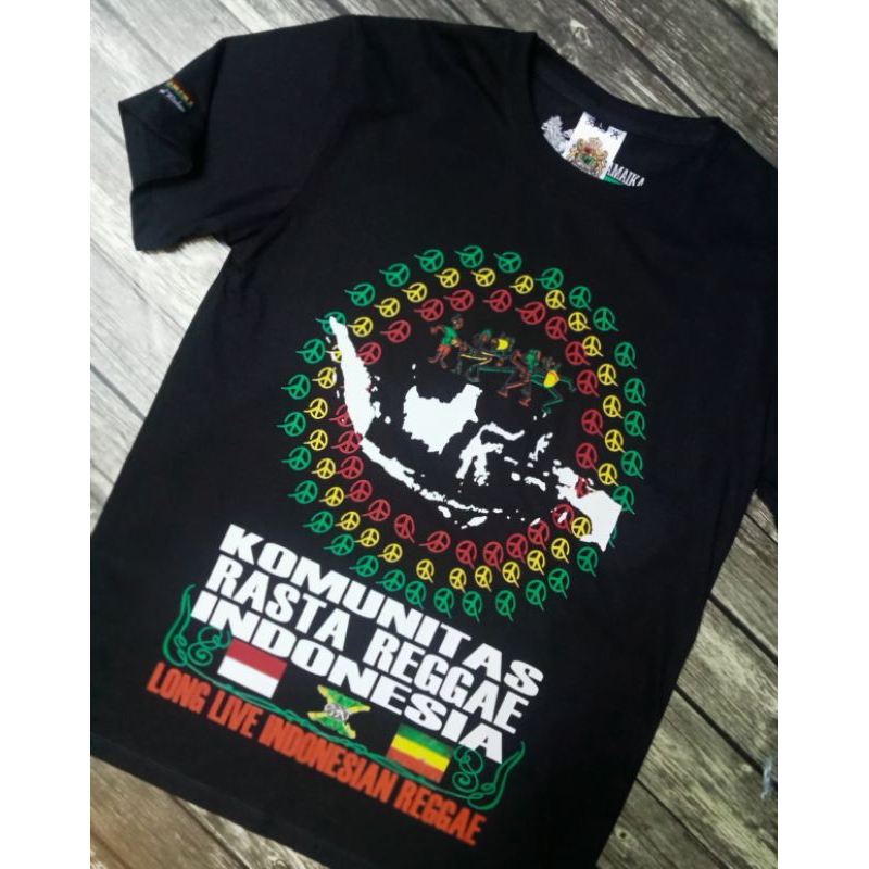 KAOS KOMUNITAS RASTA REGGAE INDONESIA