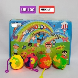 Mainan flashing skipy kupu kupu bola duri led mainan anak dan bayi