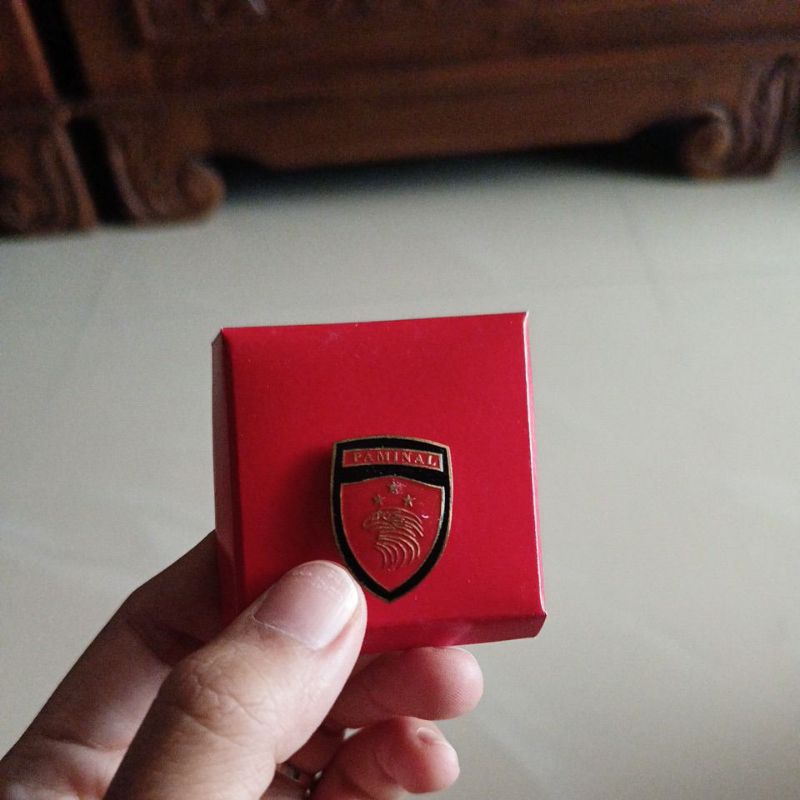 pin kecil paminal polri