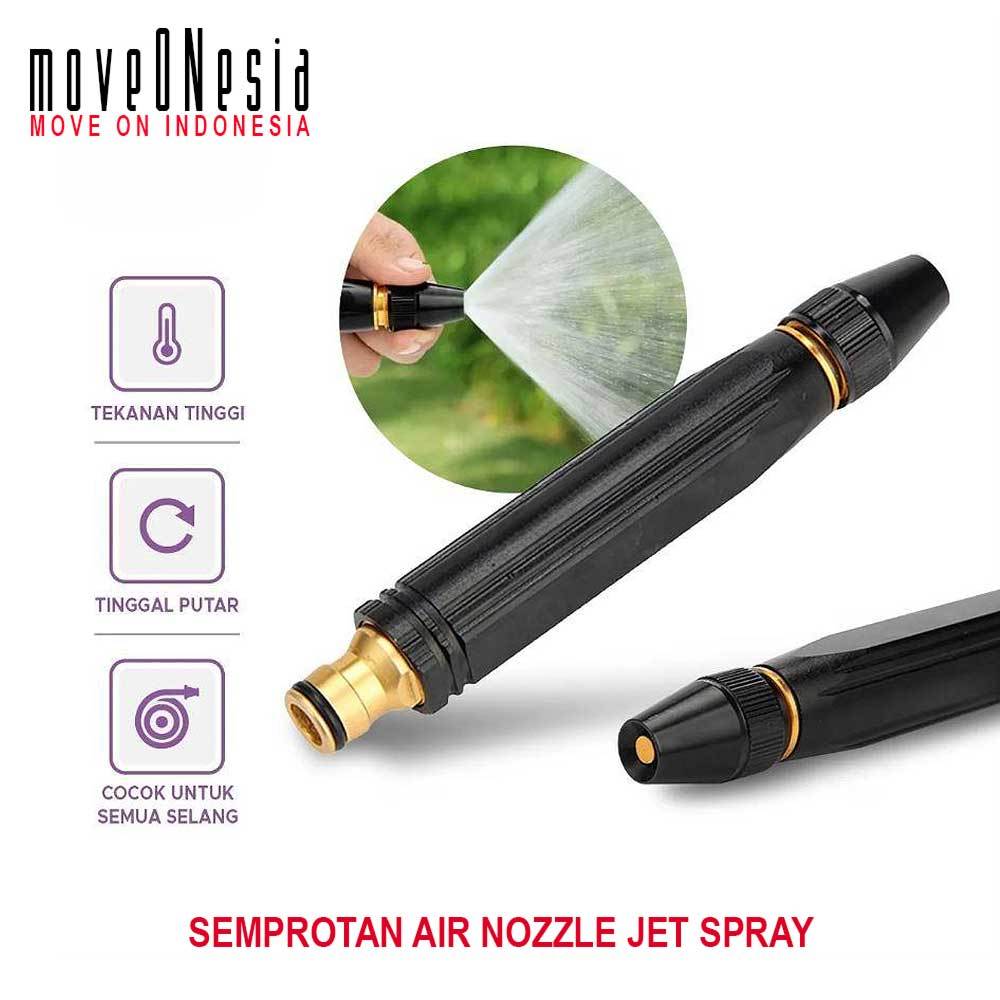KEPALA SEMPROTAN AIR HOSE NOZZLE WATER JET SPRAY ALAT PENYEMPROT PENYIRAM TANAMAN STEAM CUCI MOTOR M