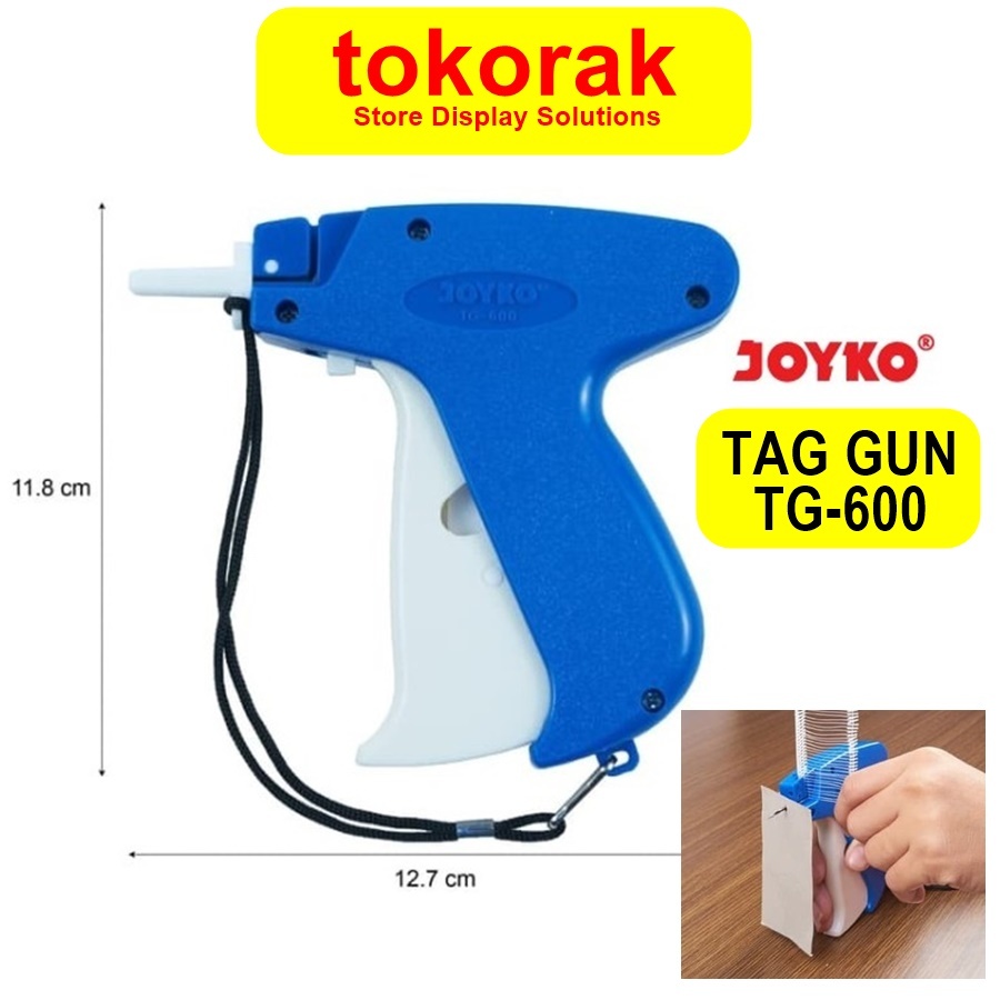 

TAG GUN JOYKO ALAT TEMBAK LABEL TG-600 TOP PIN BAJU ARROW 15 25 35 MM