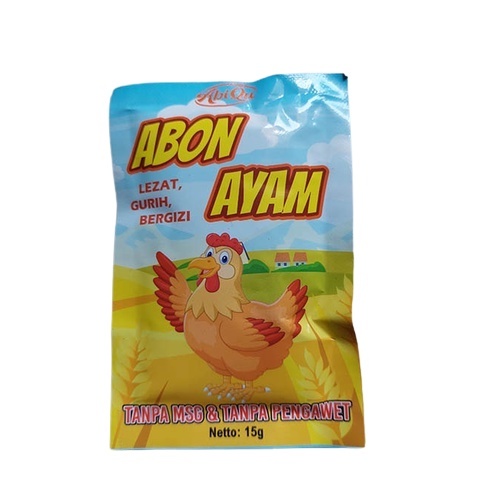 

Abon Sapi Abiqu Abon Bayi Kemasan Sachet Non MSG Penambah Nafsu Makan 15 gram