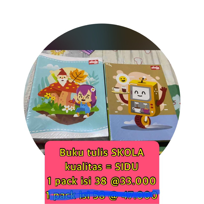 

buku tulis SKOLA BY SIDU