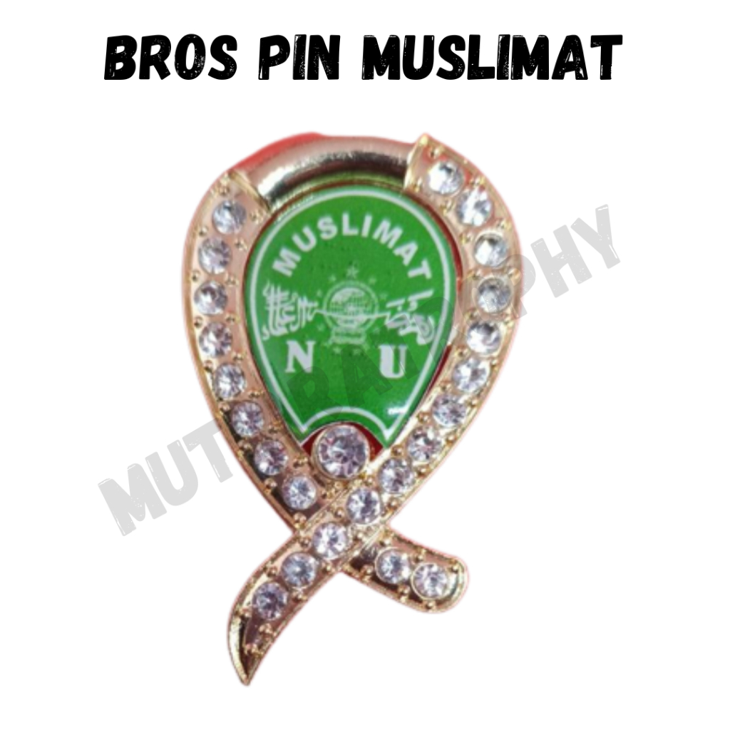 Bros Pita Muslimat NU pin logo muslimat custom