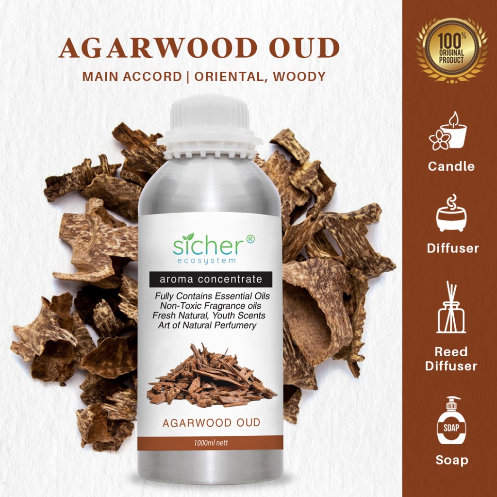 Sicher Fragrance Oil Agarwood Oud 1000ml