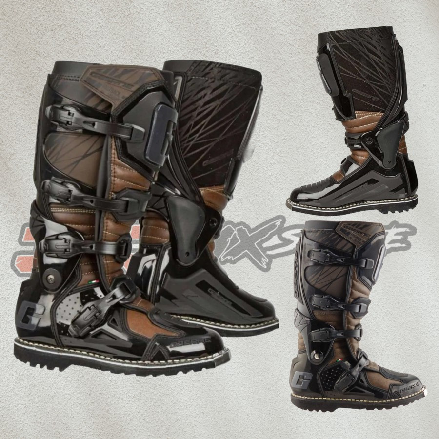 Boots Gaerne Fastback Black Brown Enduro Offroad Sepatu Gaerne - 40