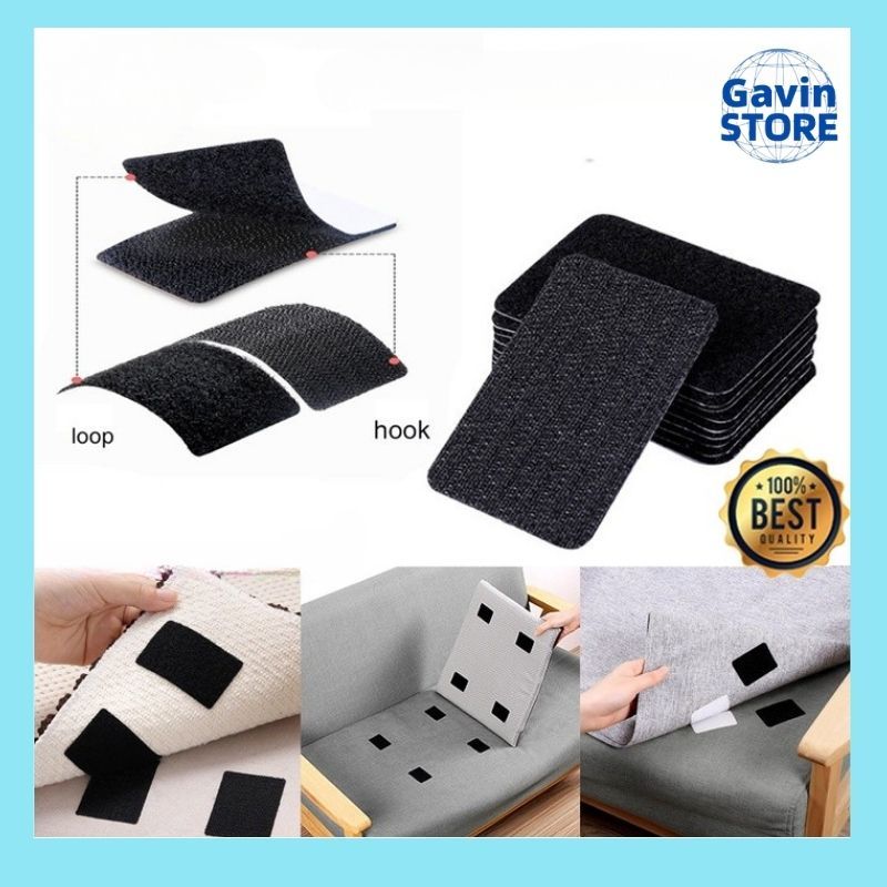 Double Tape Super Kuat Velcro Tape Velcro Perekat Serbaguna Tape Velkro Double Tape Hook and Loop Ad