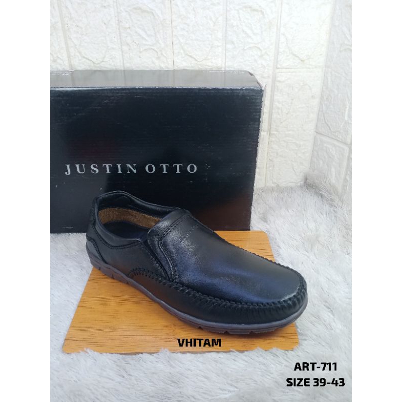 sepatu kulit pria Justin otto JIMNY-711