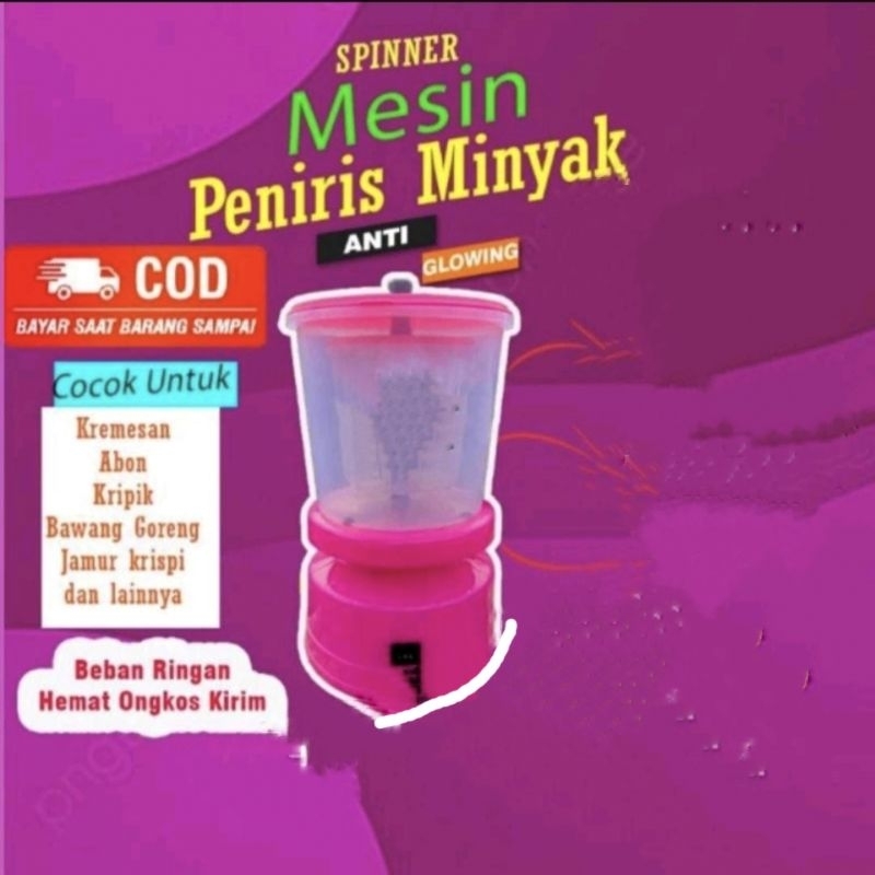 Spiner peniris minyak/saringan minyak murah/mesin spiner murah