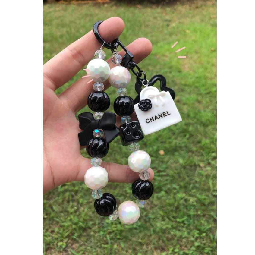 NEW // PHONE STRAP KARAKTER CUTE CHANEL THEME / GANCI HP LUCU / GANTUNGAN TAS GEMOY / GANTUNGAN KUNC