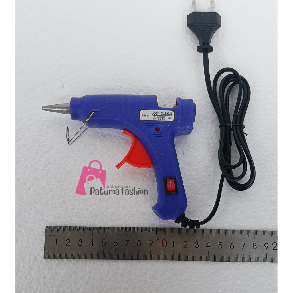 

Hot Melt Glue Gun Kecil 20W Besar 60W / Alat Lem Tembak / Merk Vanco 60W Dan Benefit 20W