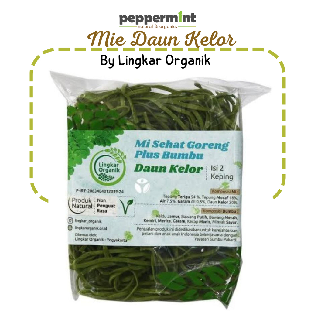 

Lingkar Organik Mie Goreng Sehat - Daun Kelor (85 gram)