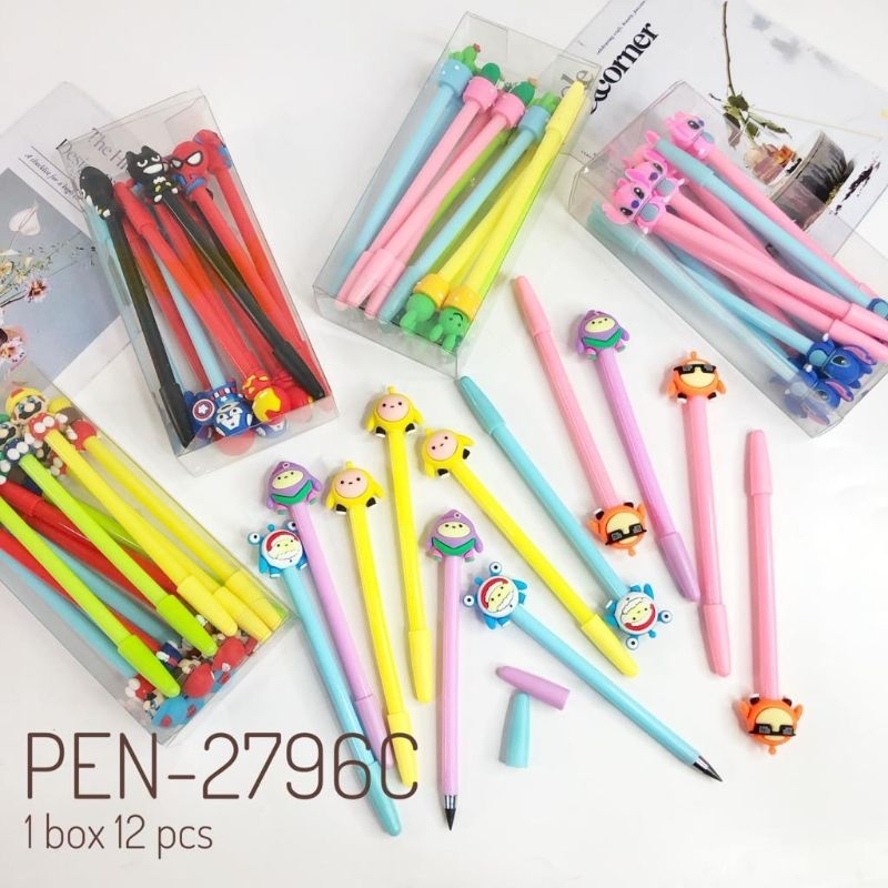 grosir pensil mekanik karakter anak isi 12pc/box