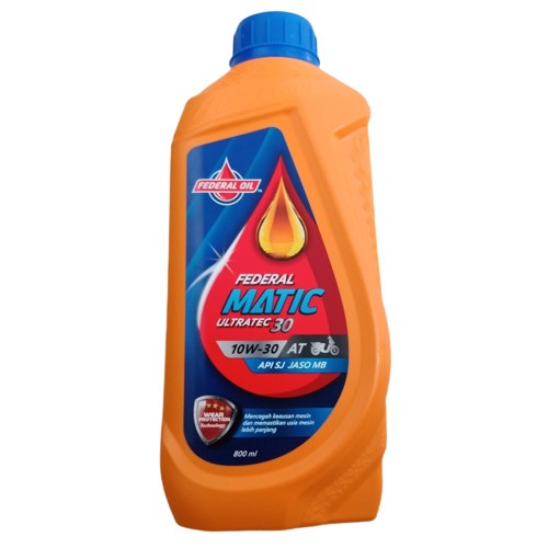 Oli mesin motor matic 800ML merek FEDERAL MATIC