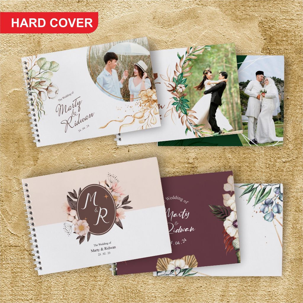 

Buku Tamu Custom Wedding | Hard Cover | Buku Tamu Pernikahan | Edisi 1