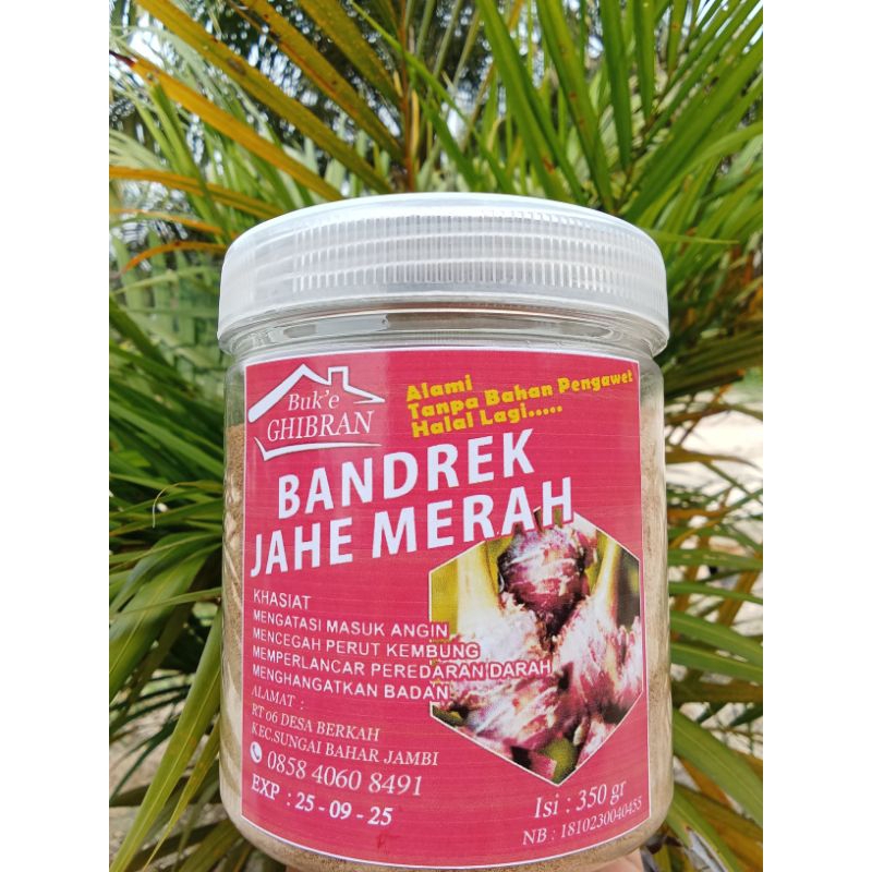 

bandrek jahe merah 350gram