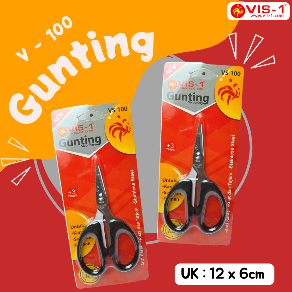 

VIS-1 Gunting V-100 / Gunting Kertas / Gunting Kecil