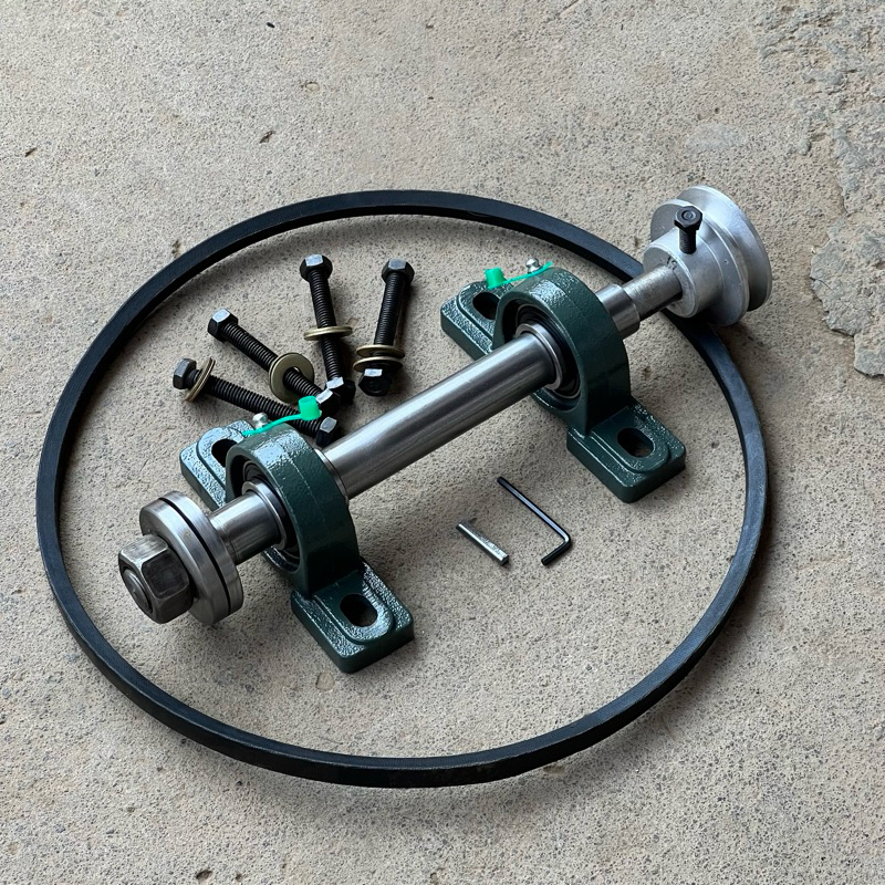 as serkel 1 inc panjang 30cm +  baut + vanbelt