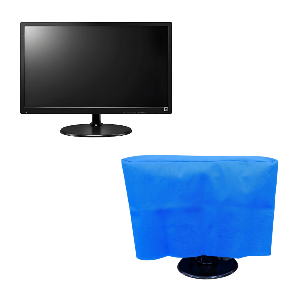 Cover Monitor Komputer 24" Sarung Kain Penutup LCD TV 24 inch