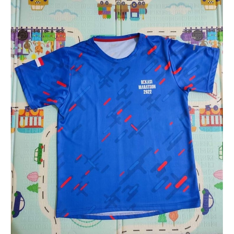 Jersey Bekasi Marathon 2022 (Gulf +), preloved, size L