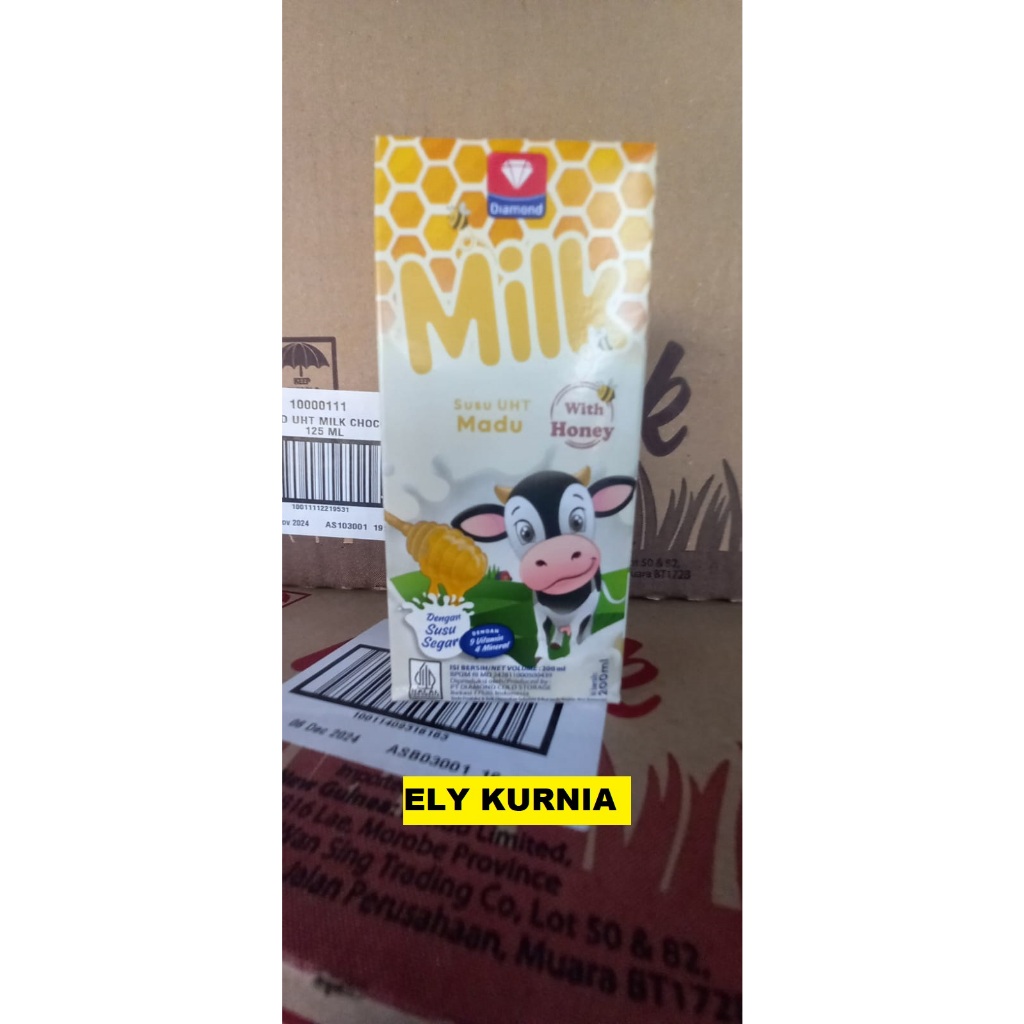 

RB Susu Diamond UHT 200 ML 1 Karton Isi 24 All Varian Diamond 200ml