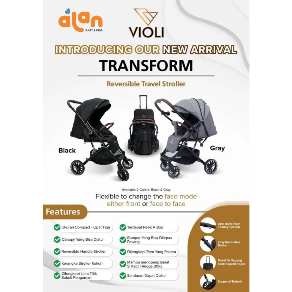 Stroller Violi Transform (B/SVL-TF)