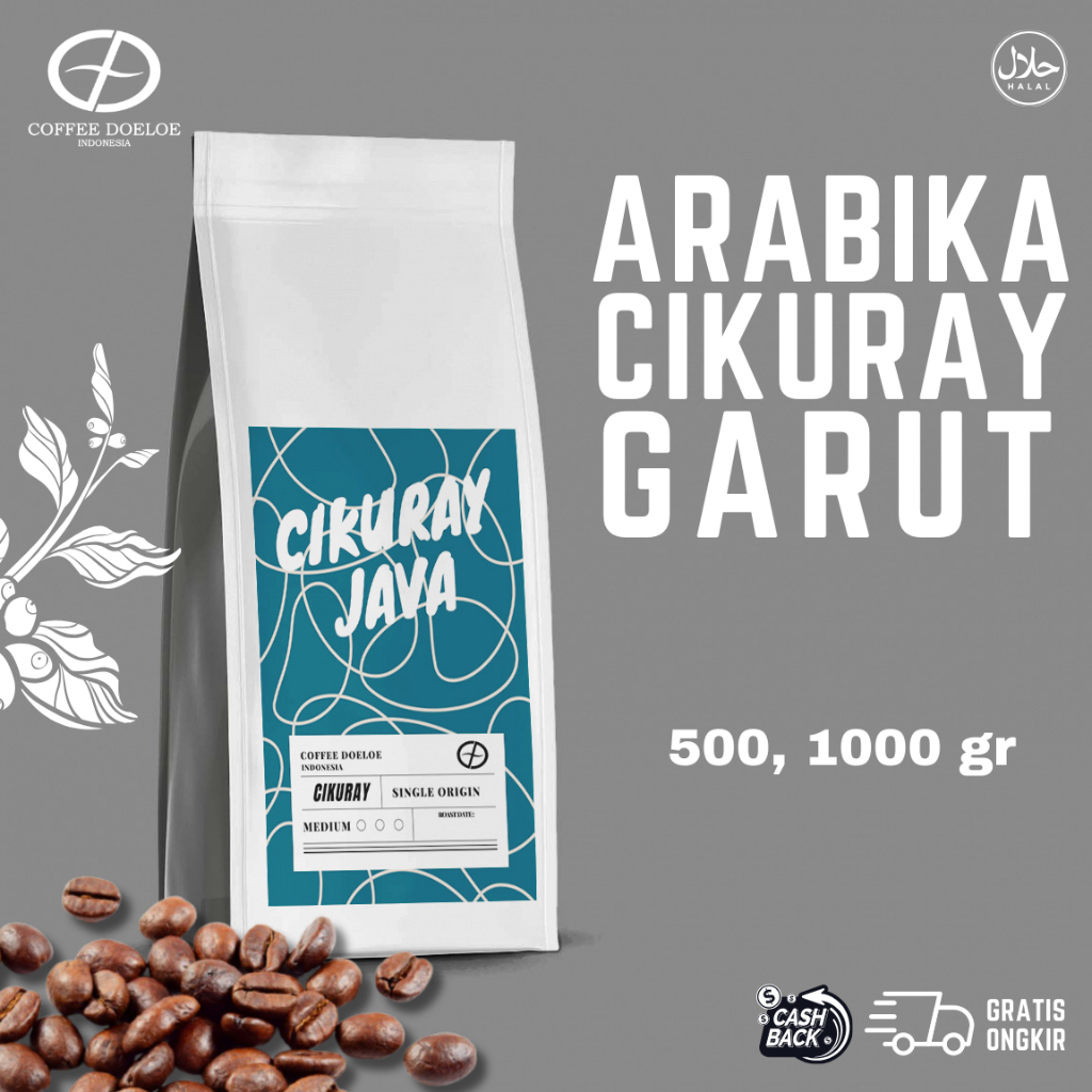 

KOPI ARABICA CIKURAY GARUT 1 KG ( BIJI KOPI / KOPI BUBUK)