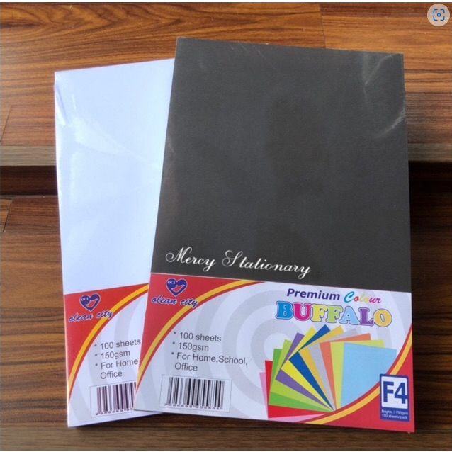 

Kertas BC / Cover Buffalo Jilid Ukuran F4 - Putih