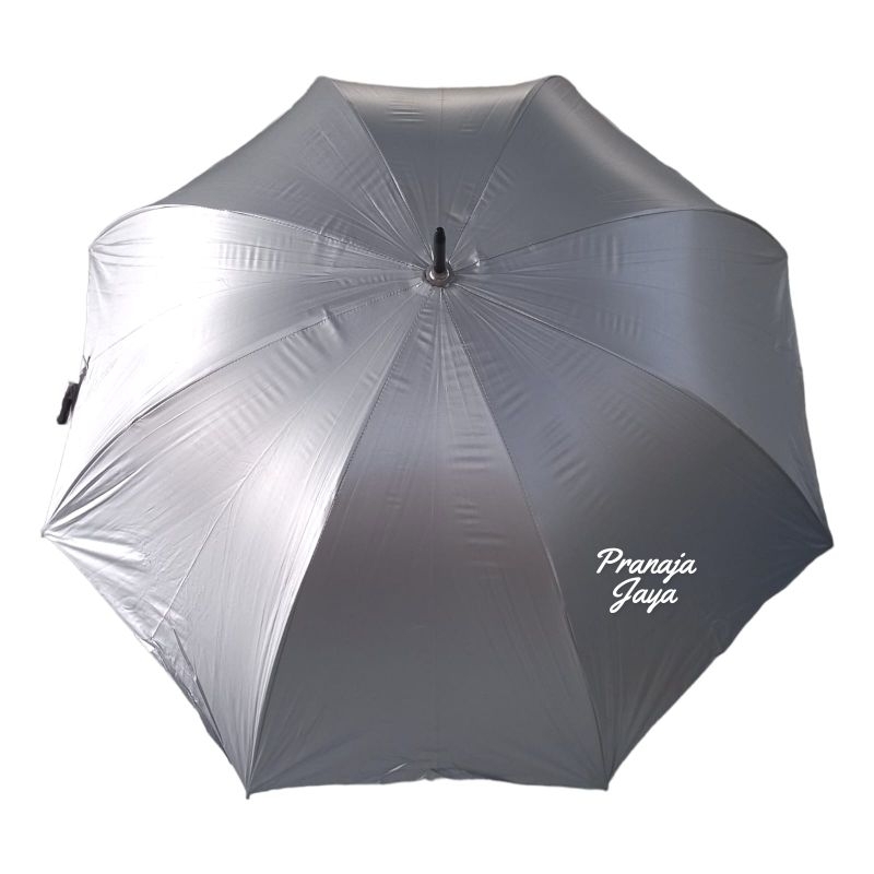 WINPU Payung Besar Jumbo Golf Polos Silver Anti UV / Payung Golf Jumbo