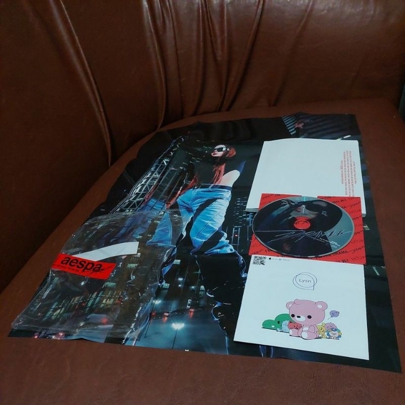 ( Album Only ) Aespa The 4th Mini Album " DRAMA " GIANT Version Official Winter Cover