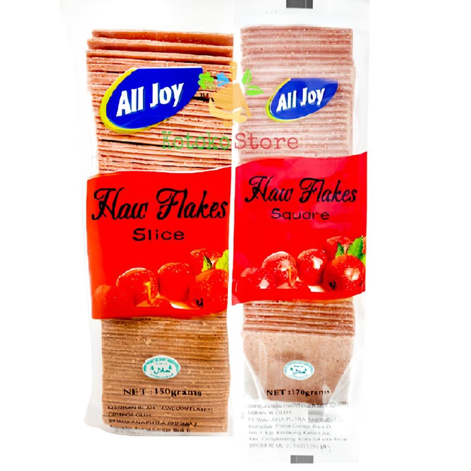 

All Joy Haw Flakes Square Slice / Sanca Kotak All Joy / Sanca Slice All Joy 170gr