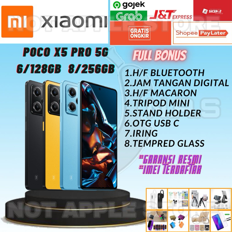 XIAOMI POCO X5 PRO 5G RAM 6/128GB 8/256GB NEW BARU GARANSI RESMI