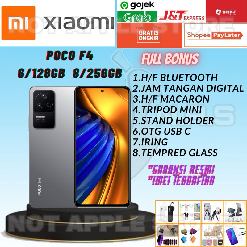 XIAOMI POCO F4 5G RAM 6/128GB 8/256GB NEW BARU GARANSI RESMI