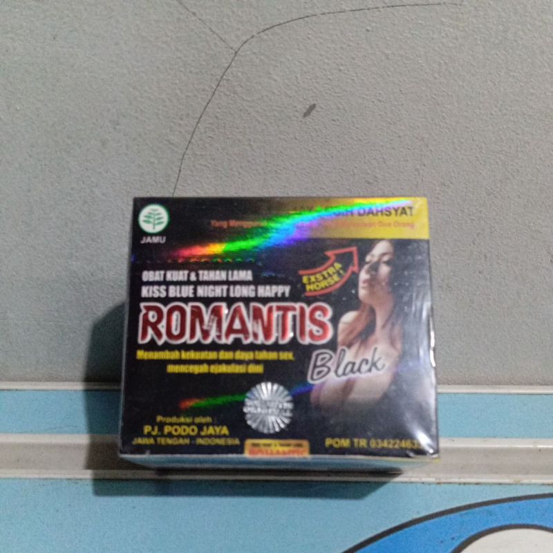 Romantis black asli isi 20 kapsul