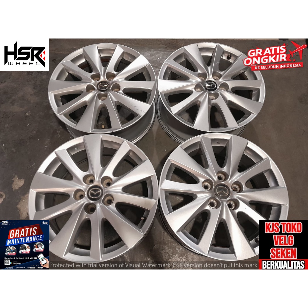 MENJUAL VELG OEM TERMURAH BERKUALITAS BUAT MOBIL MAZDA INNOVA CAMRY APV CARRY MODEL STD MAZDA CX5 RI