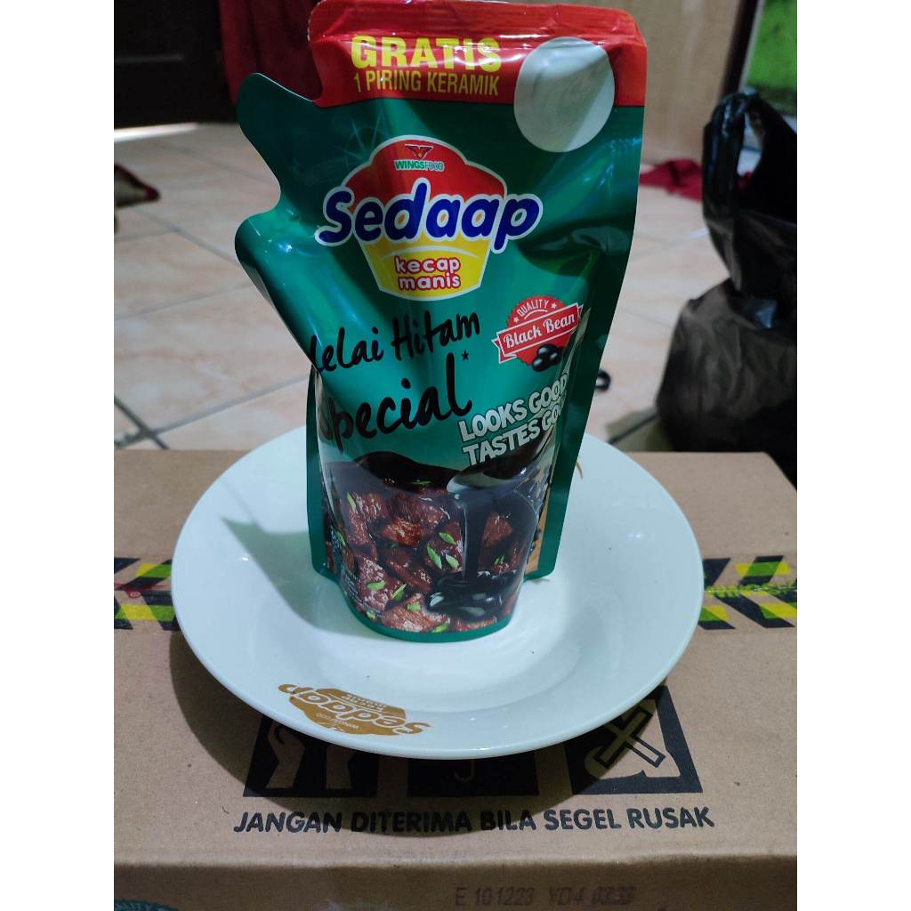 

kecap sedap 550ml bonus hadiah piring