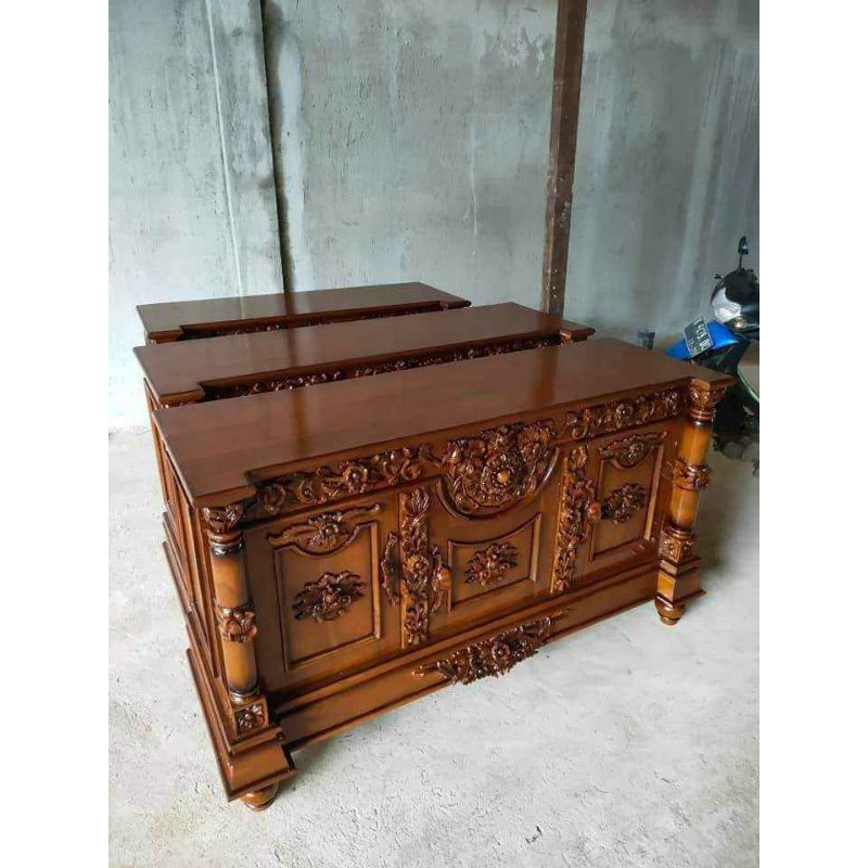 Bofet Pendek Tv Minimalis Bofet Tv Ukir Bofet Tv murah Jepara