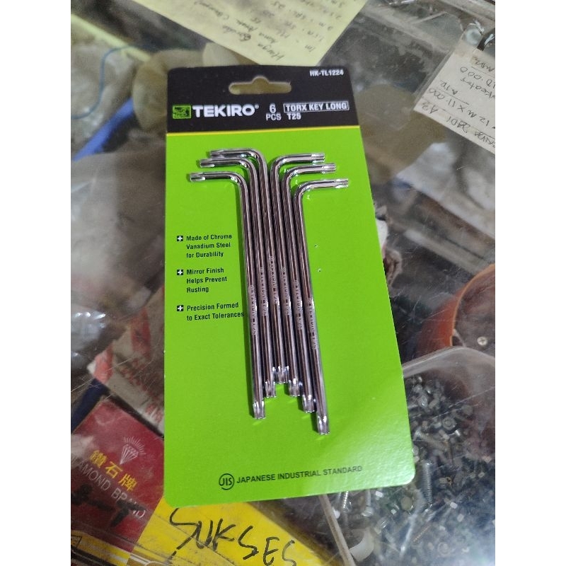 KUNCI L BINTANG TEKIRO T25 - KUNCI L BINTANG T25 TEKIRO 1PCS