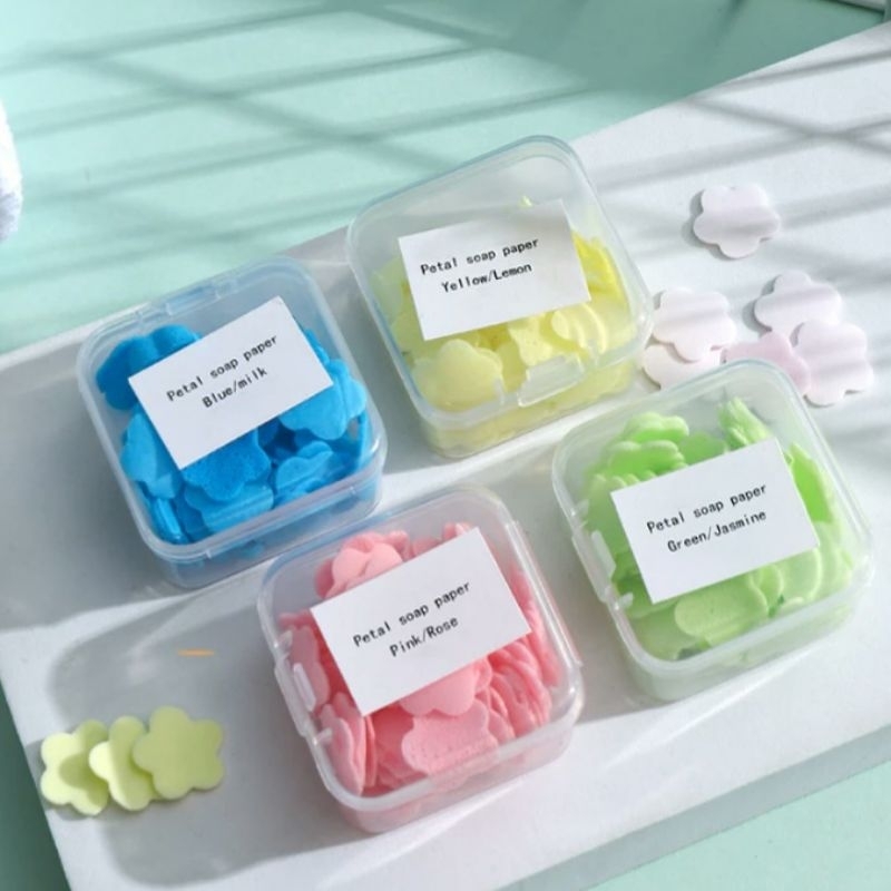Sabun Kertas Bentuk Bunga