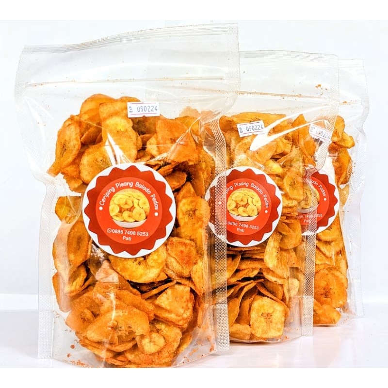 

Cripik Pisang Balado 200 gr