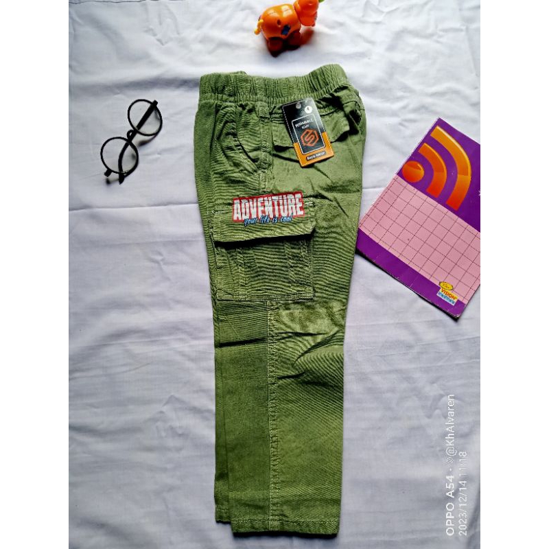 Celana Panjang Cargo Anak laki-laki 1-6tahun/Cargo pant kids by SCRABBLE KIDS