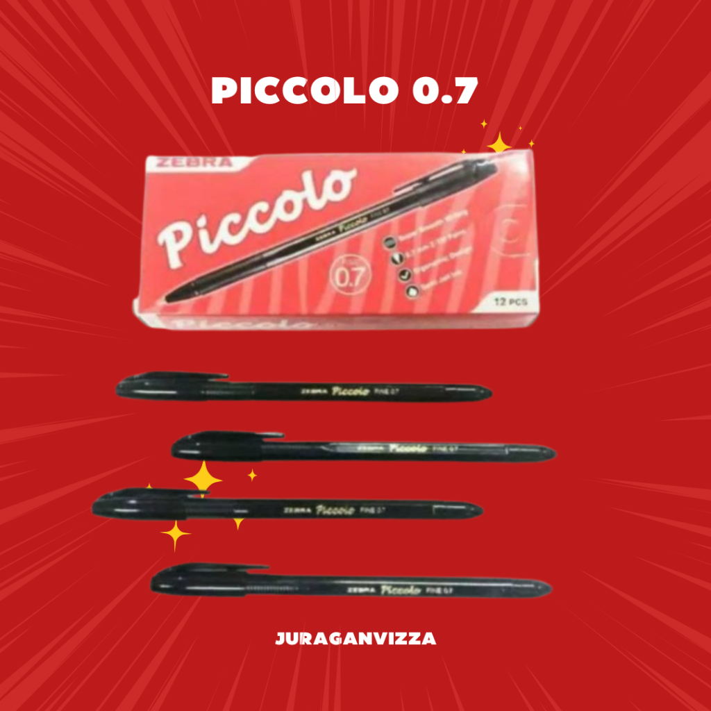 

BALLPOINT PICCOLO 0.7 HITAM BULPEN PULPEN PEN