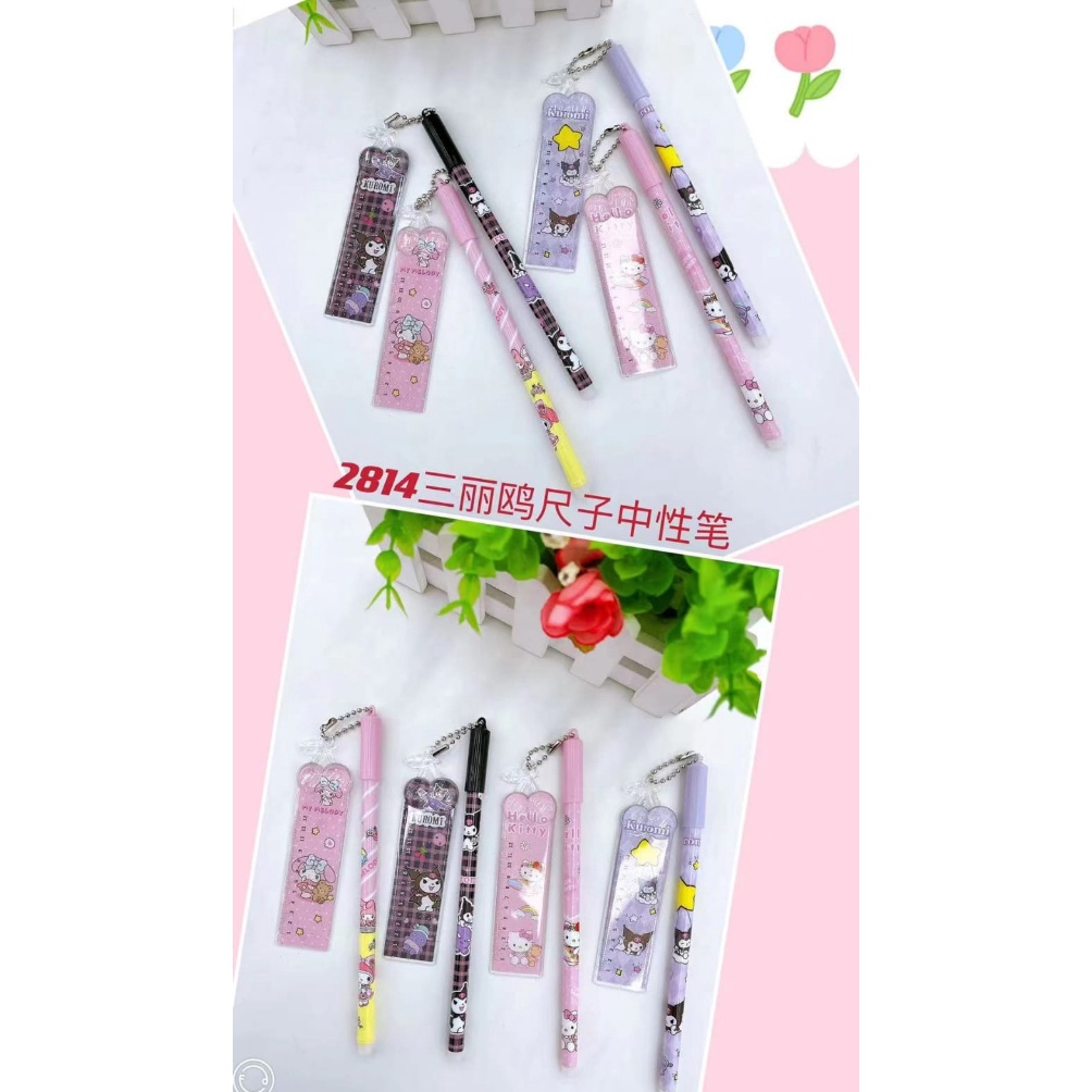 

Bestseller 12pc PENA BALLPEN PEN GEL motif gantung garisan SANRIO 7EM