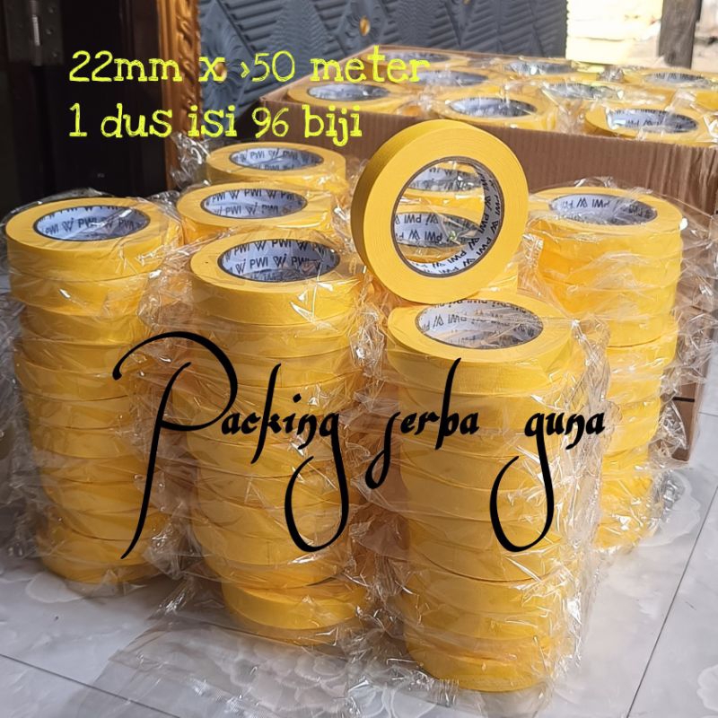 

Solasi kertas PWI grosir 22mm >50meter/ 1 dus isi 96 pcs