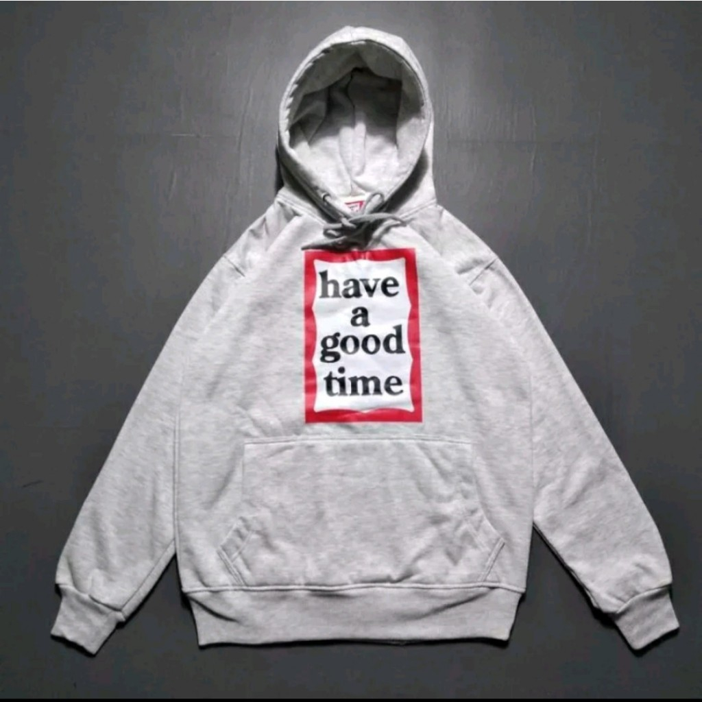 Hoodie Jumper Have A Good Time Premium Quality - Full Tag & Label Unisex Sweater Pria & Wanita - Siz
