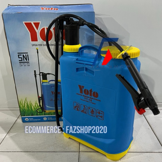 sprayer tangki YOTO 16 LITER MANUAL