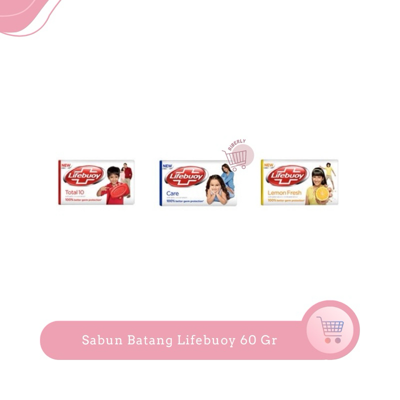 Lifebuoy Sabun Batang 70 gr / Sabun Mandi Lifebuoy 70 gr / Bar Soap