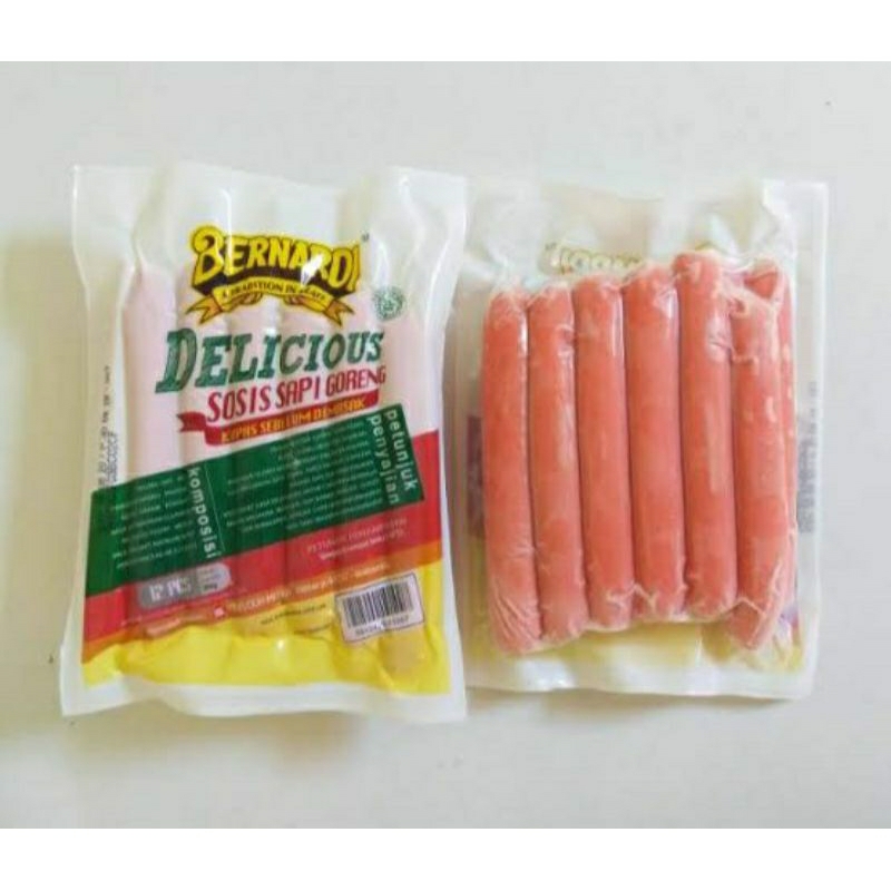 

Bernardi Sosis Sapi Delicious isi 12 pcs