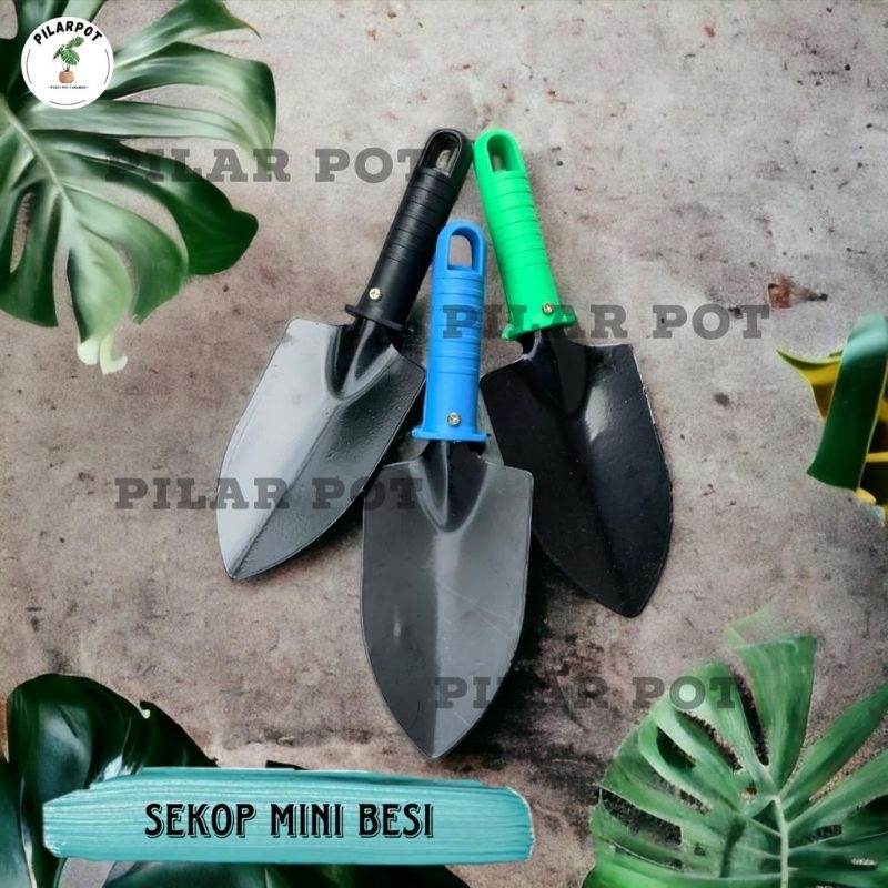 Sekop Taman Mini Besi Untuk Berkebun Dan Gali Tanah - SEKOP MINI BESI